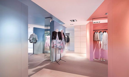 رنگ مناسب دکوراسیون فروشگاه لباس زنانه|مجموعه نیودیزاین